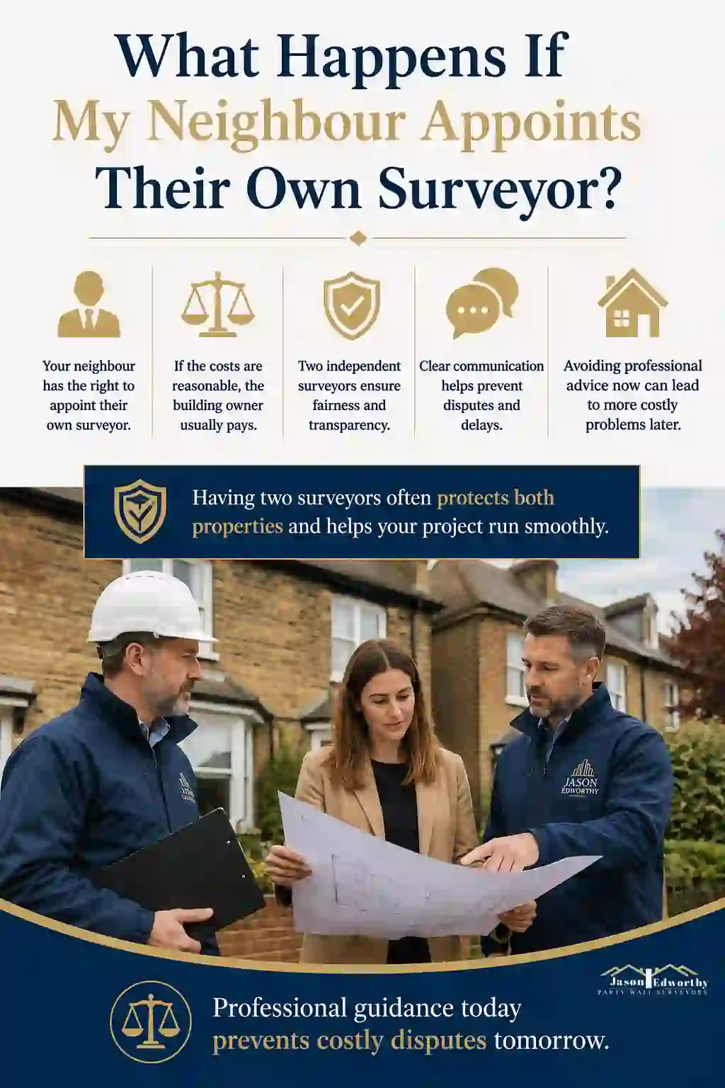 What Happens If My Neighbour Appoints Their Own Surveyor Saltdean?